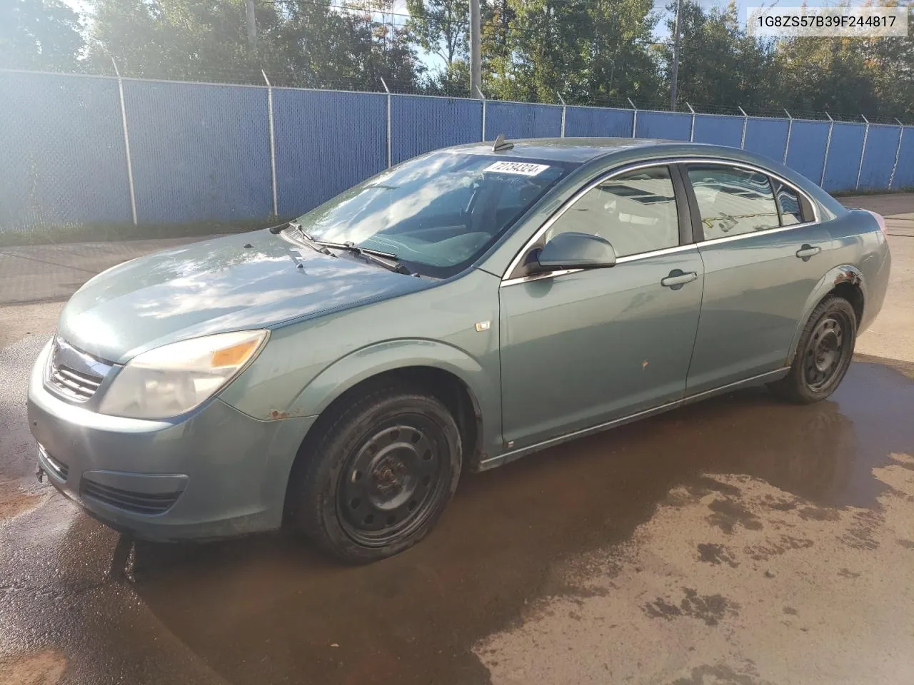 2009 Saturn Aura Xe VIN: 1G8ZS57B39F244817 Lot: 72734324