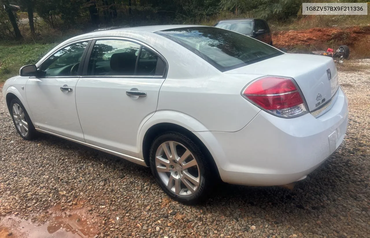 2009 Saturn Aura Xr VIN: 1G8ZV57BX9F211336 Lot: 78455564