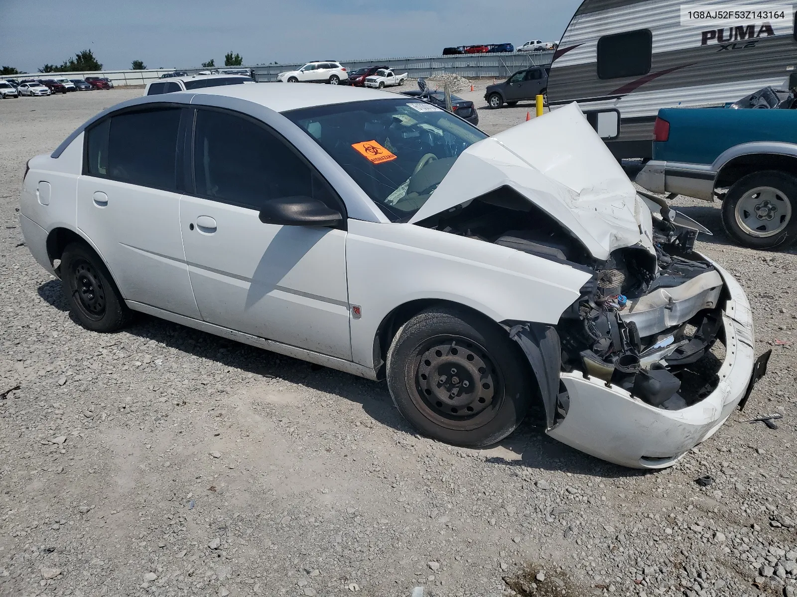 2003 Saturn Ion Level 2 VIN: 1G8AJ52F53Z143164 Lot: 61030104