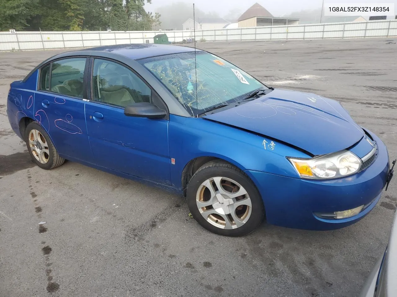 2003 Saturn Ion Level 3 VIN: 1G8AL52FX3Z148354 Lot: 69451154