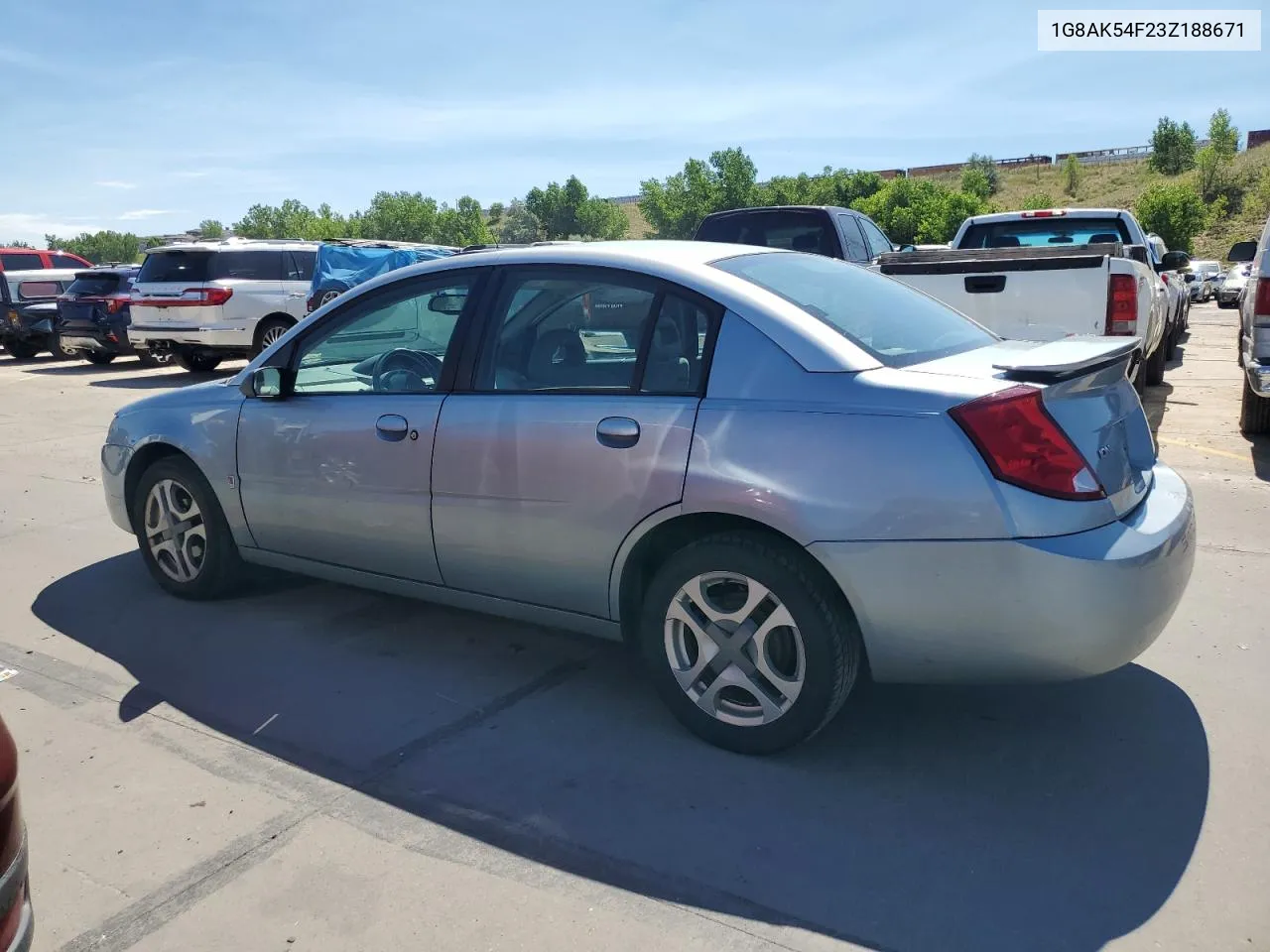 2003 Saturn Ion Level 3 VIN: 1G8AK54F23Z188671 Lot: 69796064