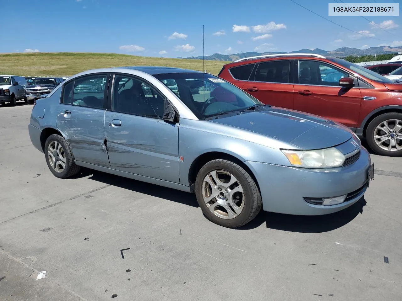 2003 Saturn Ion Level 3 VIN: 1G8AK54F23Z188671 Lot: 69796064