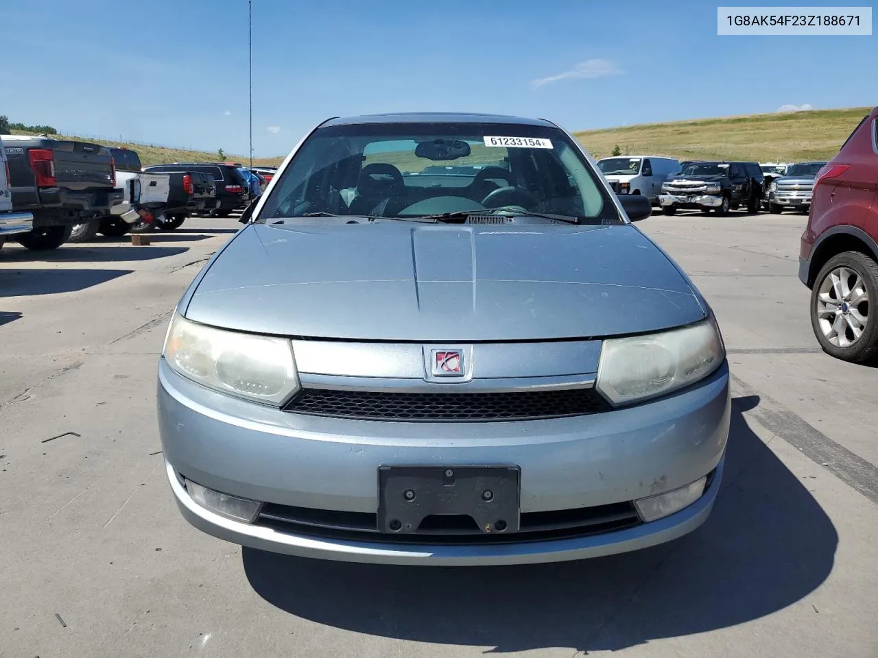 2003 Saturn Ion Level 3 VIN: 1G8AK54F23Z188671 Lot: 69796064