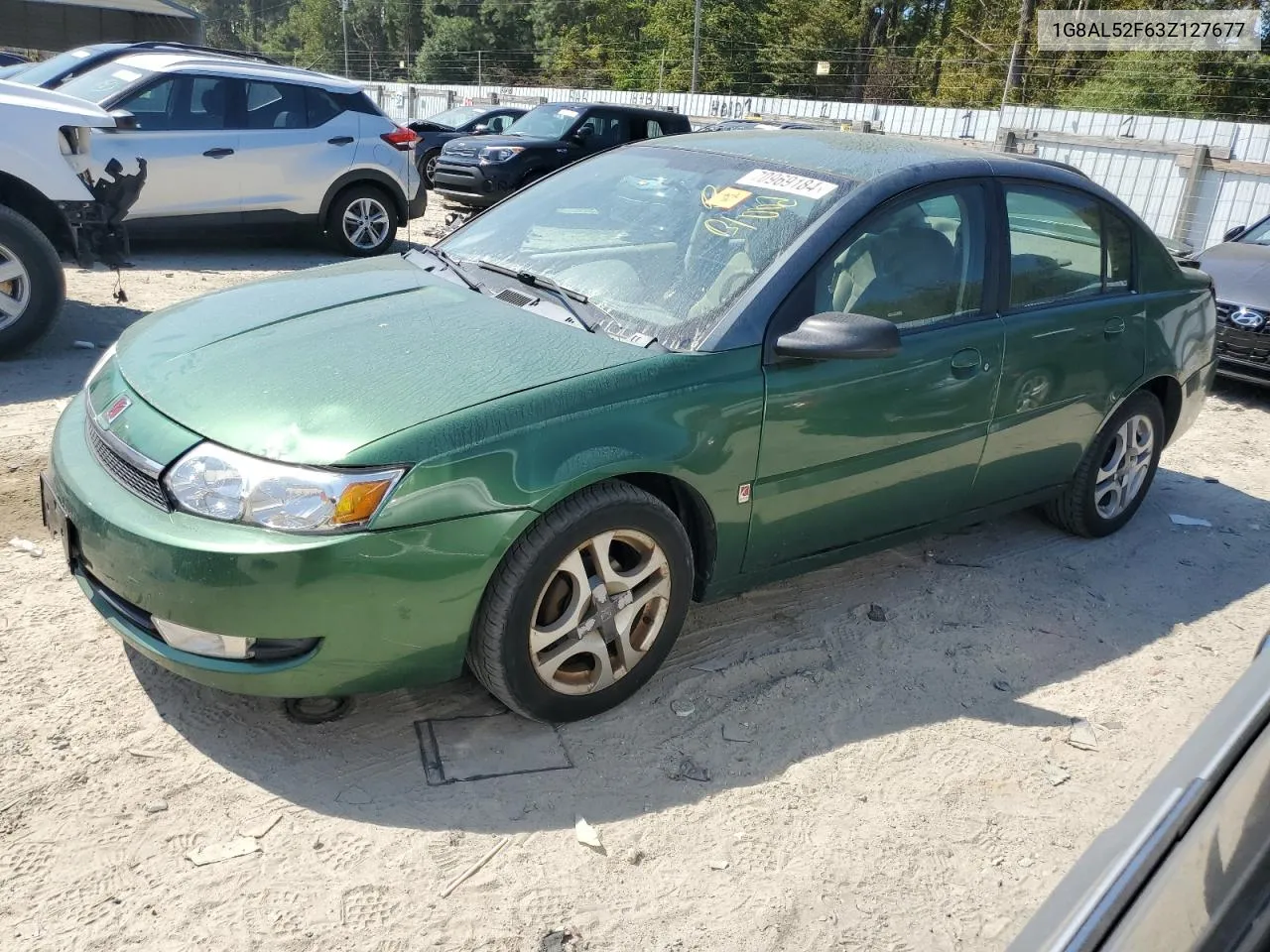 2003 Saturn Ion Level 3 VIN: 1G8AL52F63Z127677 Lot: 70969184