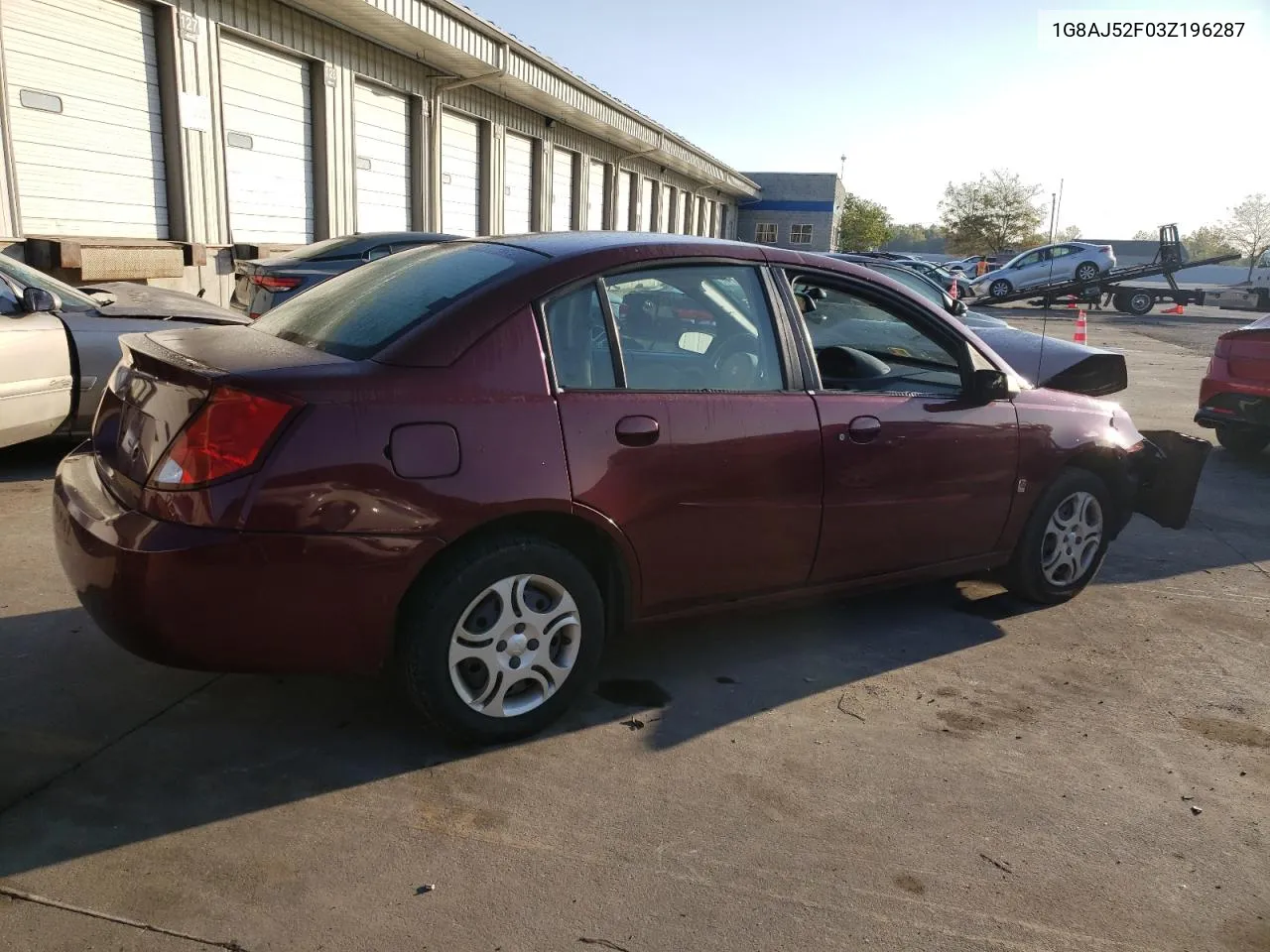 2003 Saturn Ion Level 2 VIN: 1G8AJ52F03Z196287 Lot: 71132214