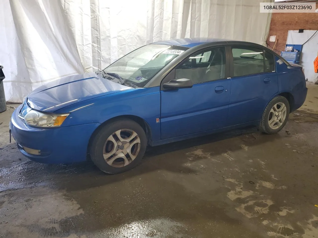 2003 Saturn Ion Level 3 VIN: 1G8AL52F03Z123690 Lot: 72248034