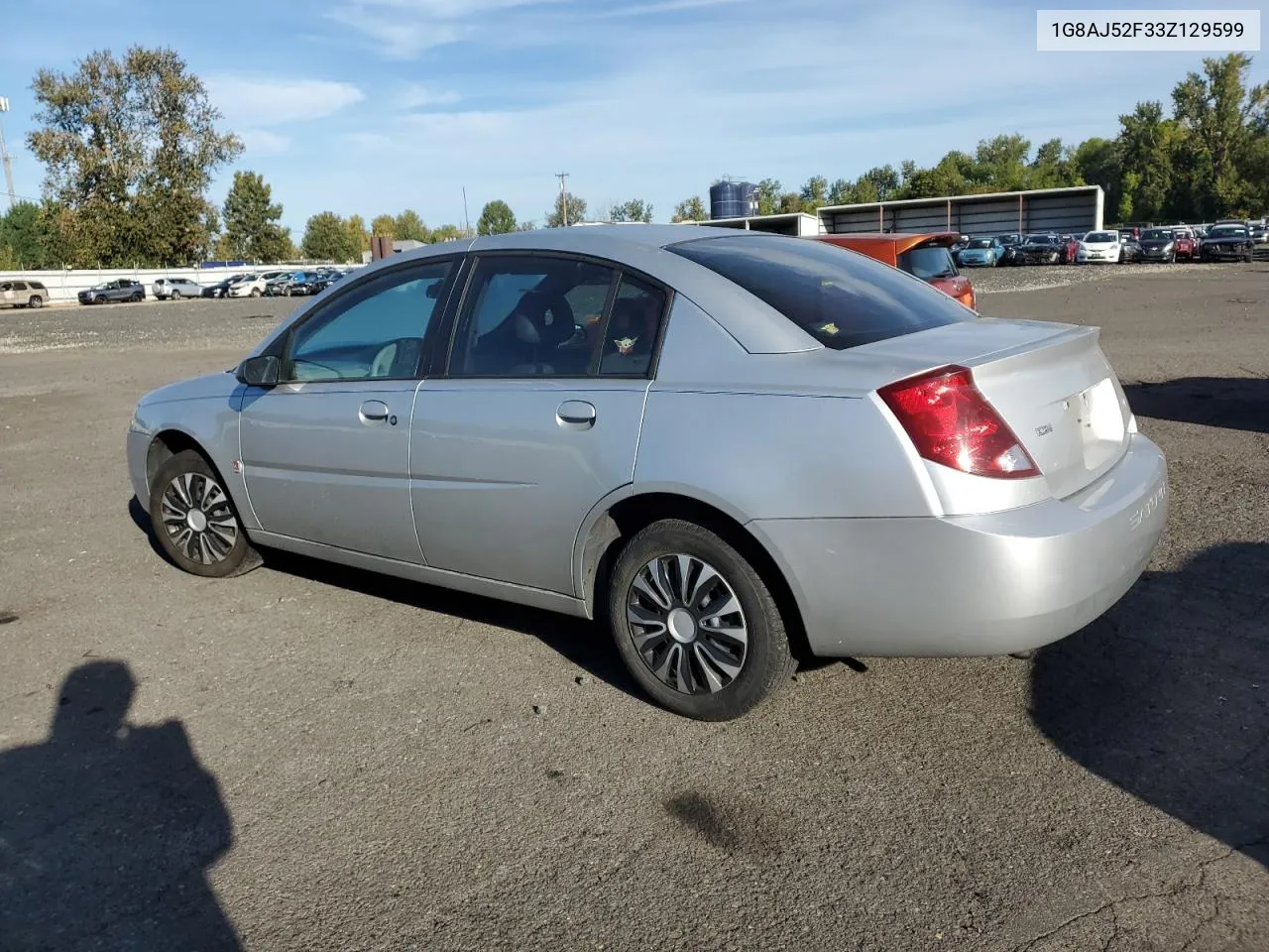 2003 Saturn Ion Level 2 VIN: 1G8AJ52F33Z129599 Lot: 74530754