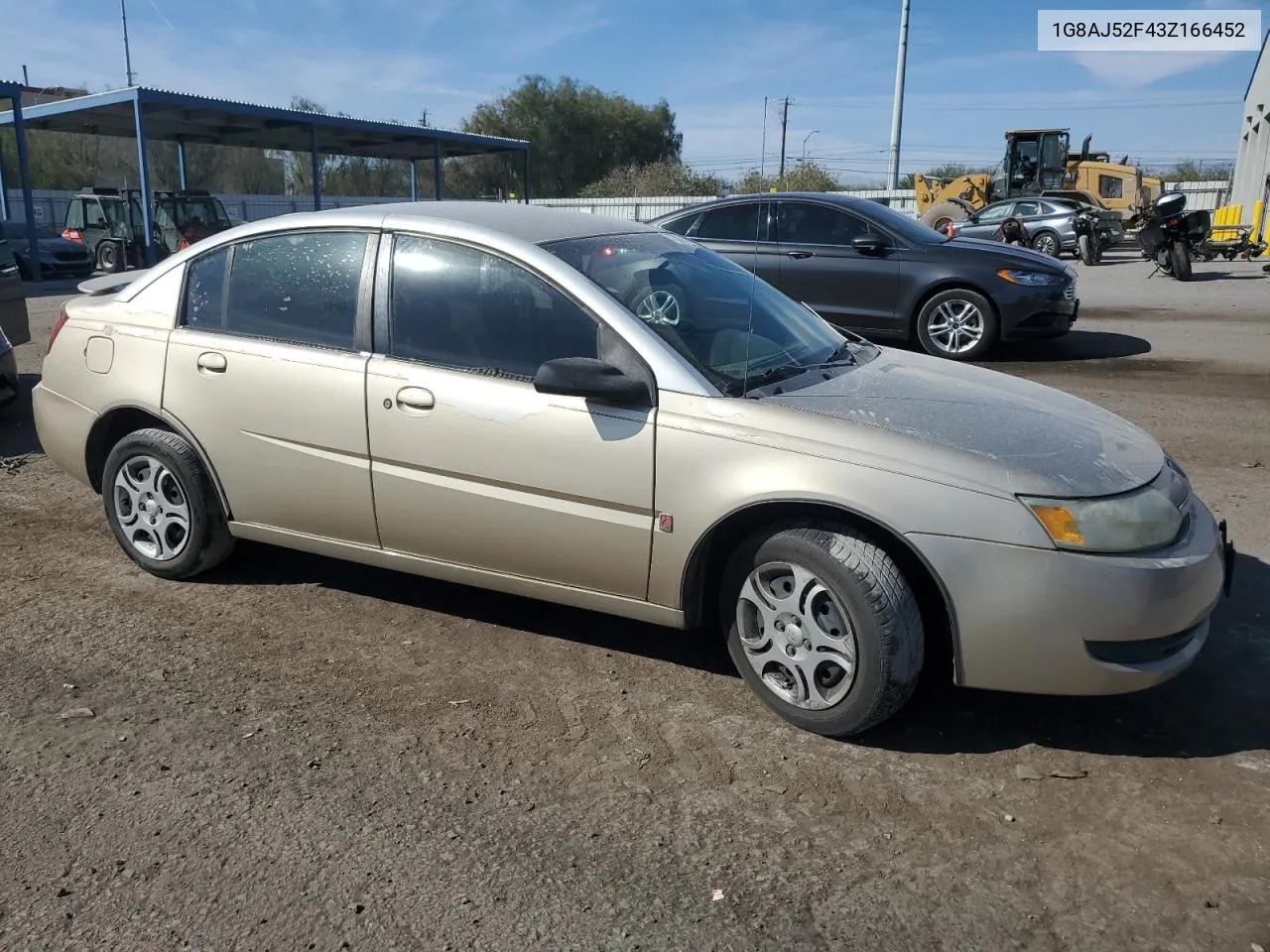 2003 Saturn Ion Level 2 VIN: 1G8AJ52F43Z166452 Lot: 75772414