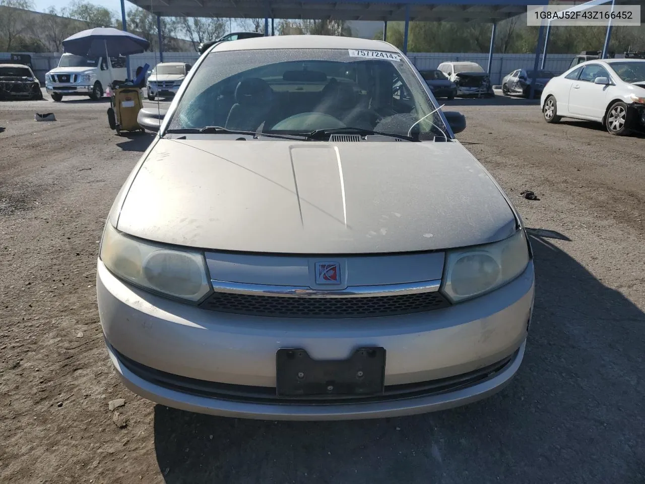 2003 Saturn Ion Level 2 VIN: 1G8AJ52F43Z166452 Lot: 75772414