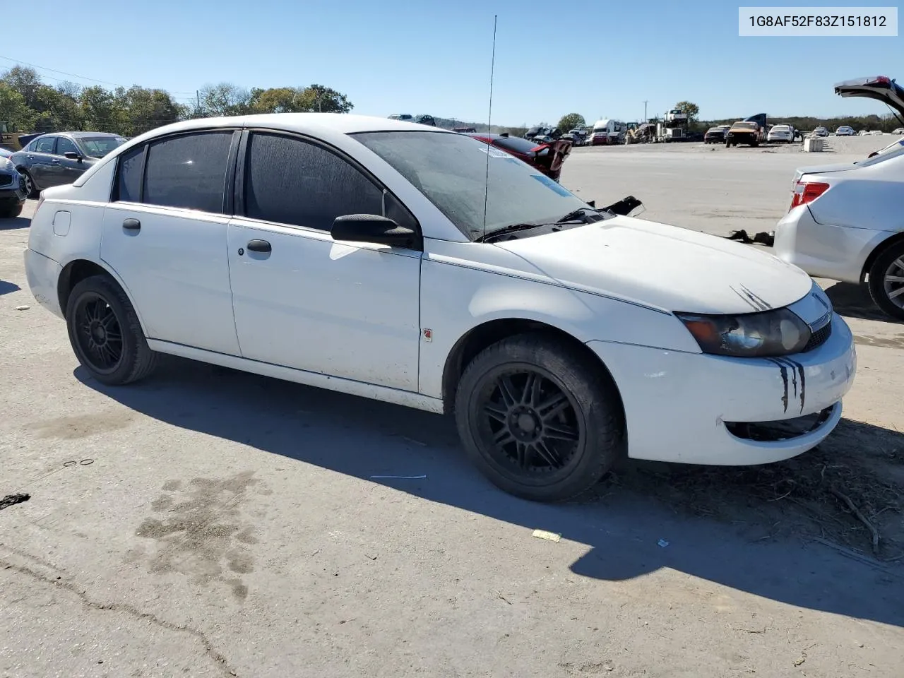 2003 Saturn Ion Level 1 VIN: 1G8AF52F83Z151812 Lot: 77000594