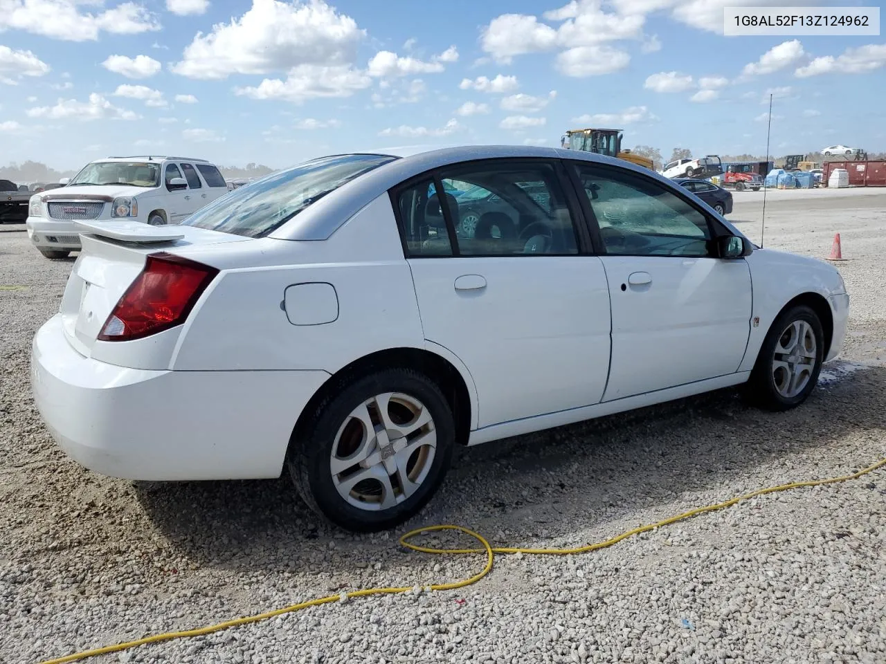 2003 Saturn Ion Level 3 VIN: 1G8AL52F13Z124962 Lot: 77197504