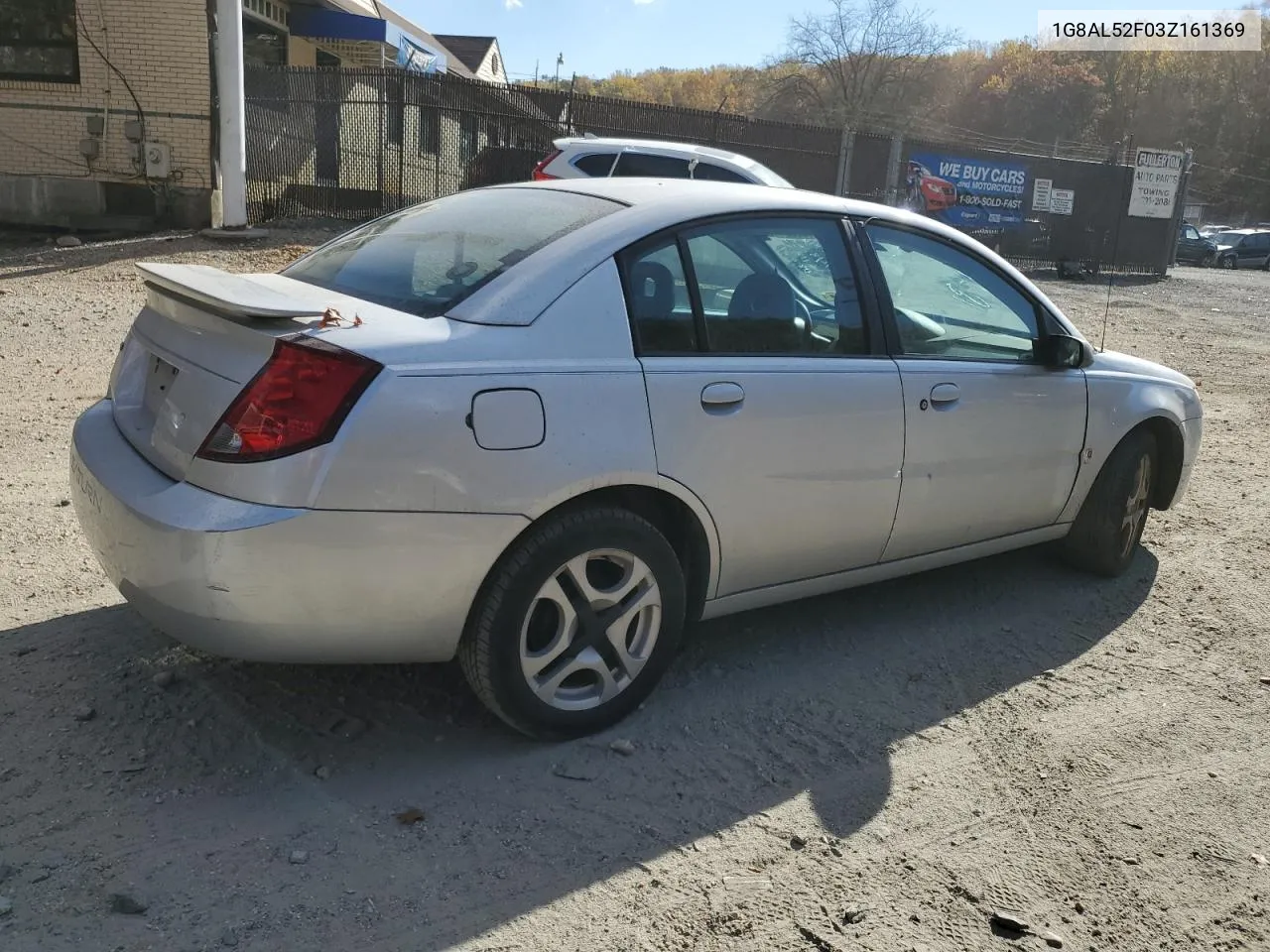 2003 Saturn Ion Level 3 VIN: 1G8AL52F03Z161369 Lot: 78850114