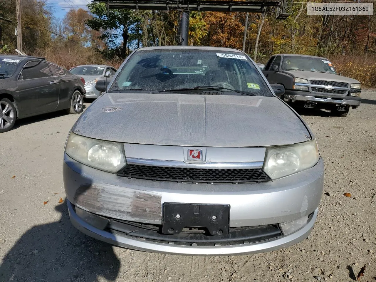 2003 Saturn Ion Level 3 VIN: 1G8AL52F03Z161369 Lot: 78850114