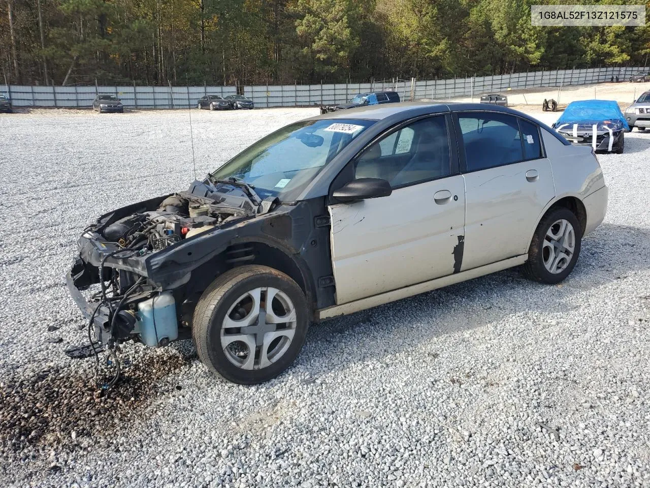 2003 Saturn Ion Level 3 VIN: 1G8AL52F13Z121575 Lot: 80079254