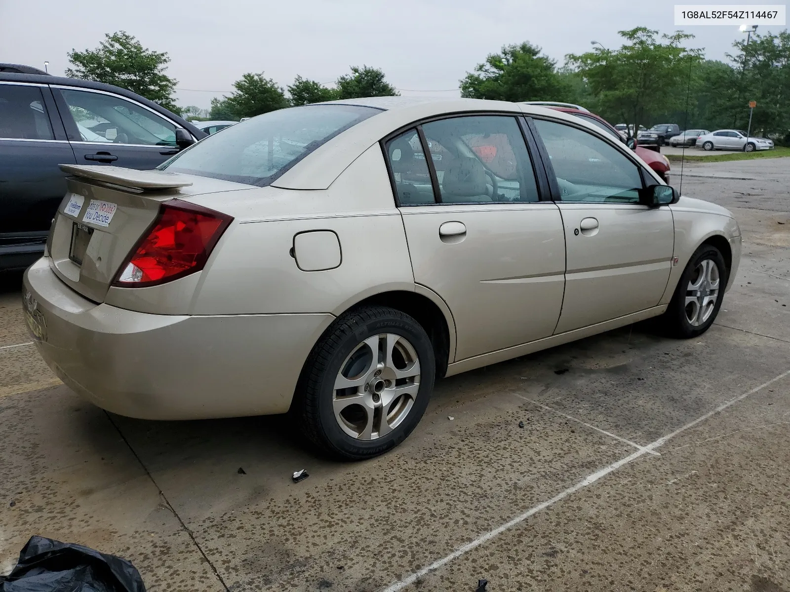 2004 Saturn Ion Level 3 VIN: 1G8AL52F54Z114467 Lot: 61552444