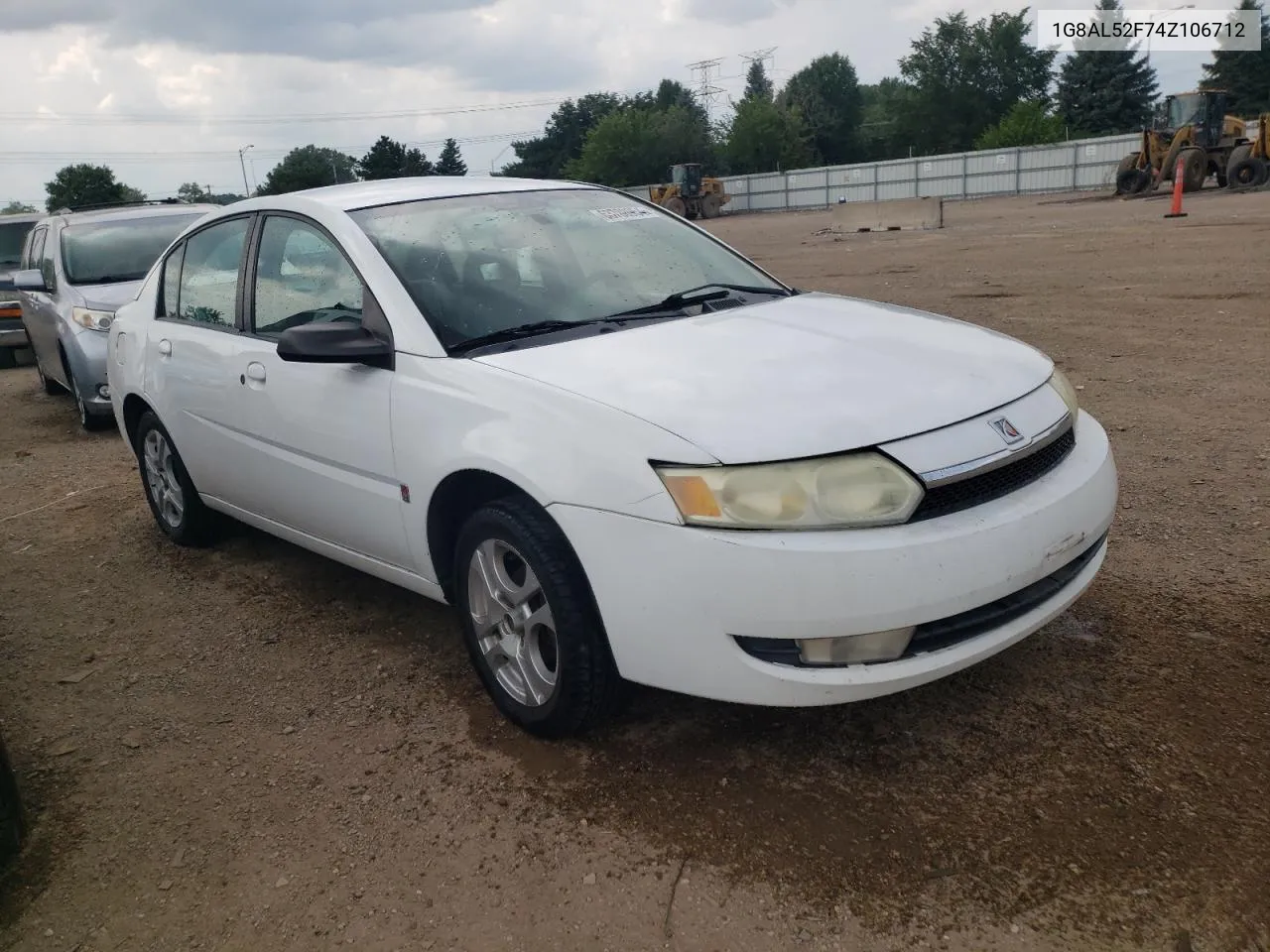 2004 Saturn Ion Level 3 VIN: 1G8AL52F74Z106712 Lot: 63788954