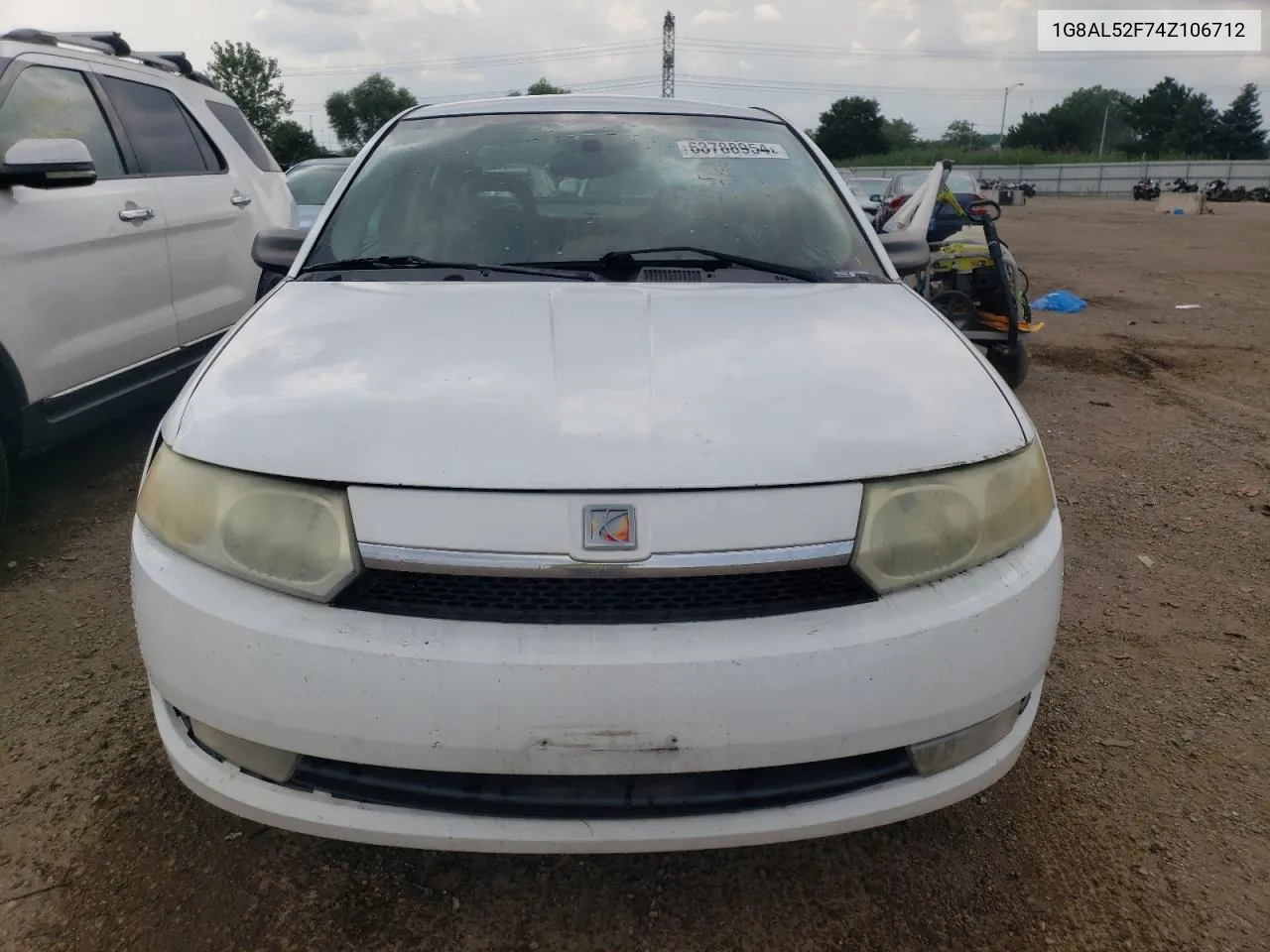 2004 Saturn Ion Level 3 VIN: 1G8AL52F74Z106712 Lot: 63788954