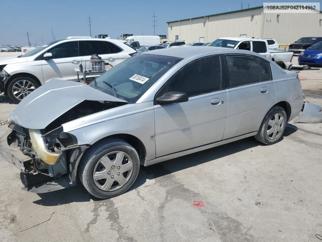 1G8AJ52F04Z194962 2004 Saturn Ion Level 2