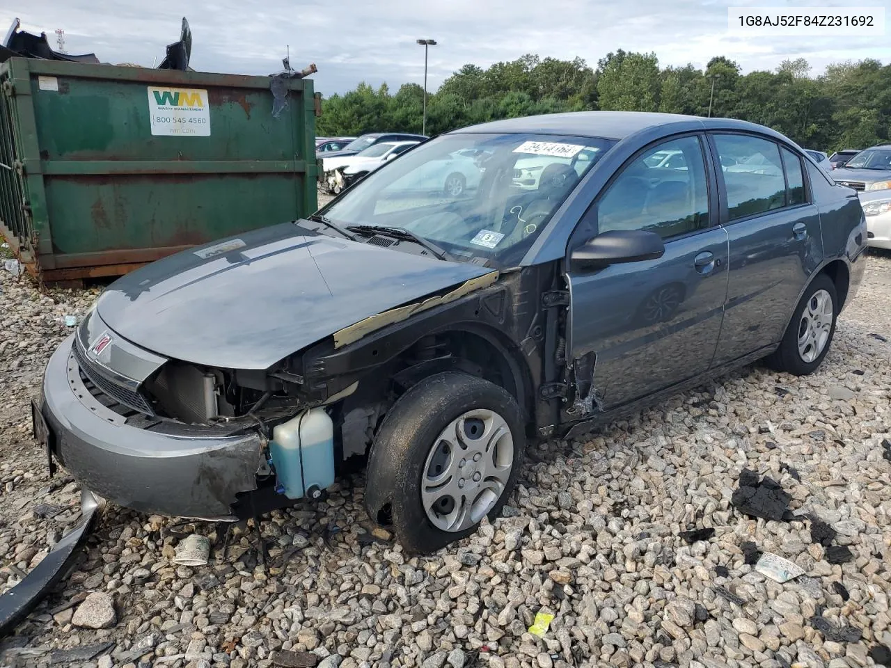 2004 Saturn Ion Level 2 VIN: 1G8AJ52F84Z231692 Lot: 69014164