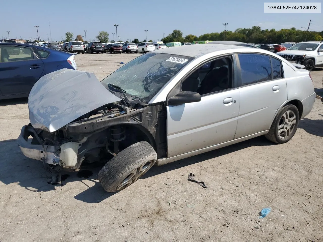 2004 Saturn Ion Level 3 VIN: 1G8AL52F74Z124028 Lot: 71631654