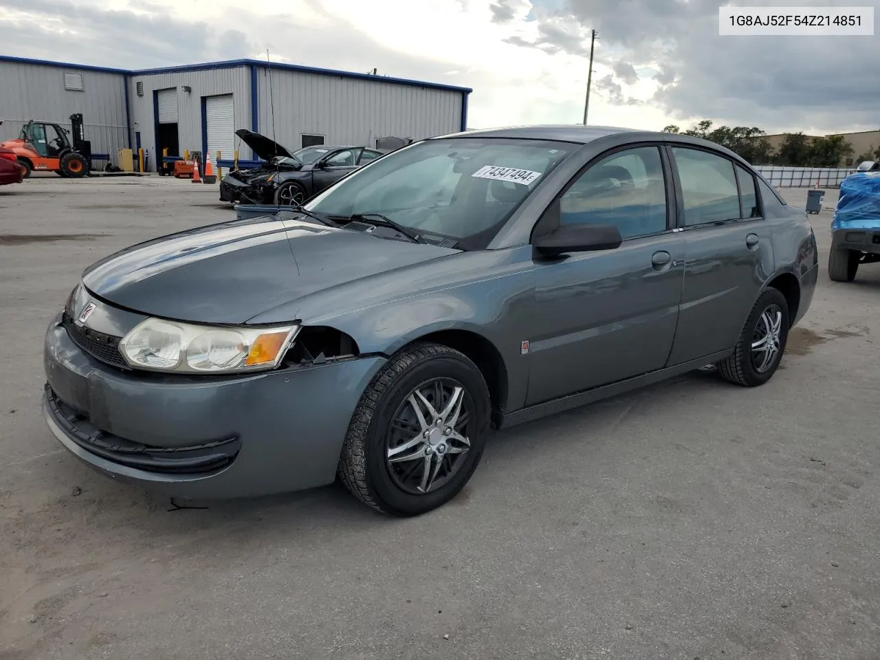 2004 Saturn Ion Level 2 VIN: 1G8AJ52F54Z214851 Lot: 74347494