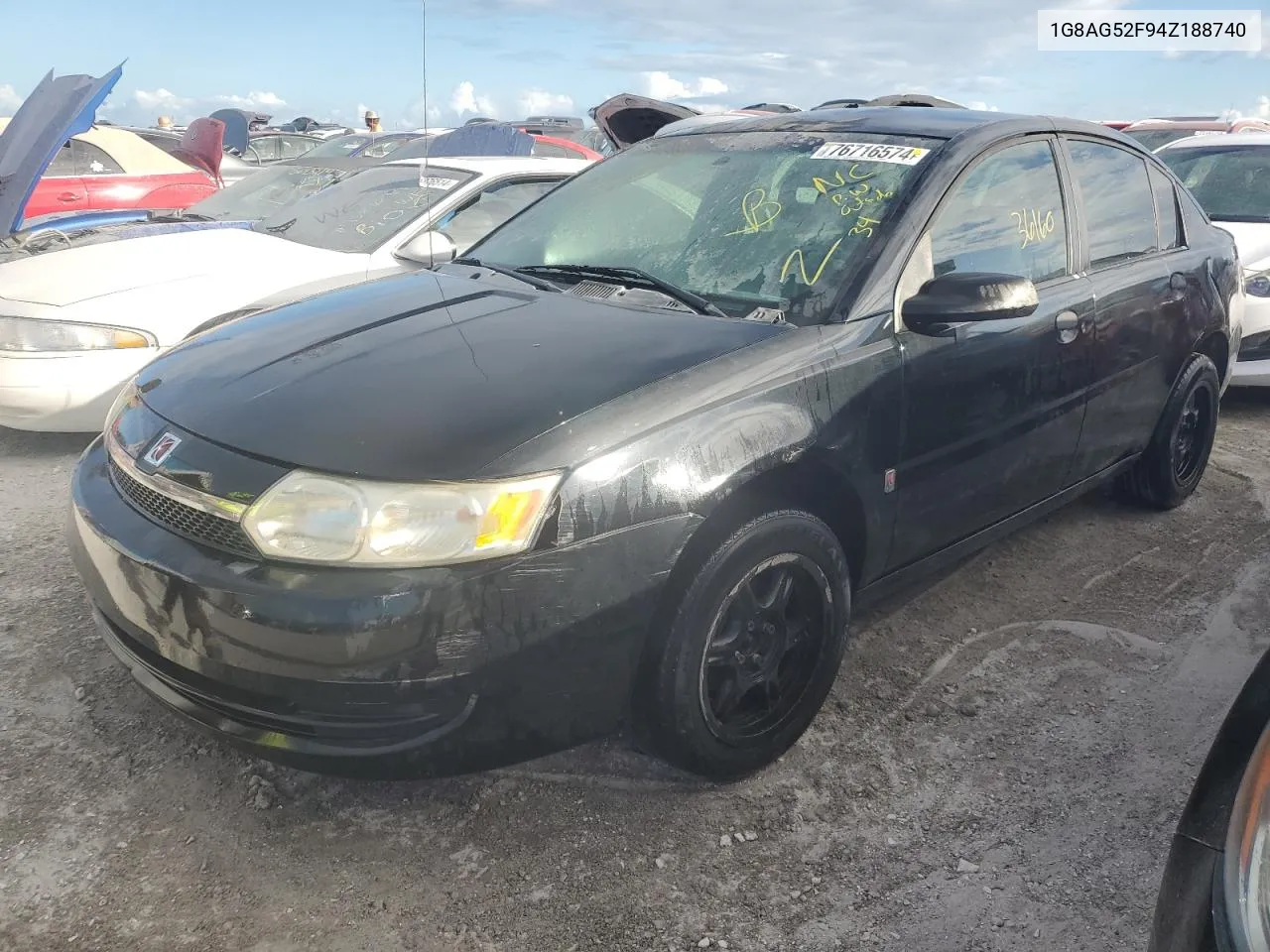 2004 Saturn Ion Level 1 VIN: 1G8AG52F94Z188740 Lot: 76716574