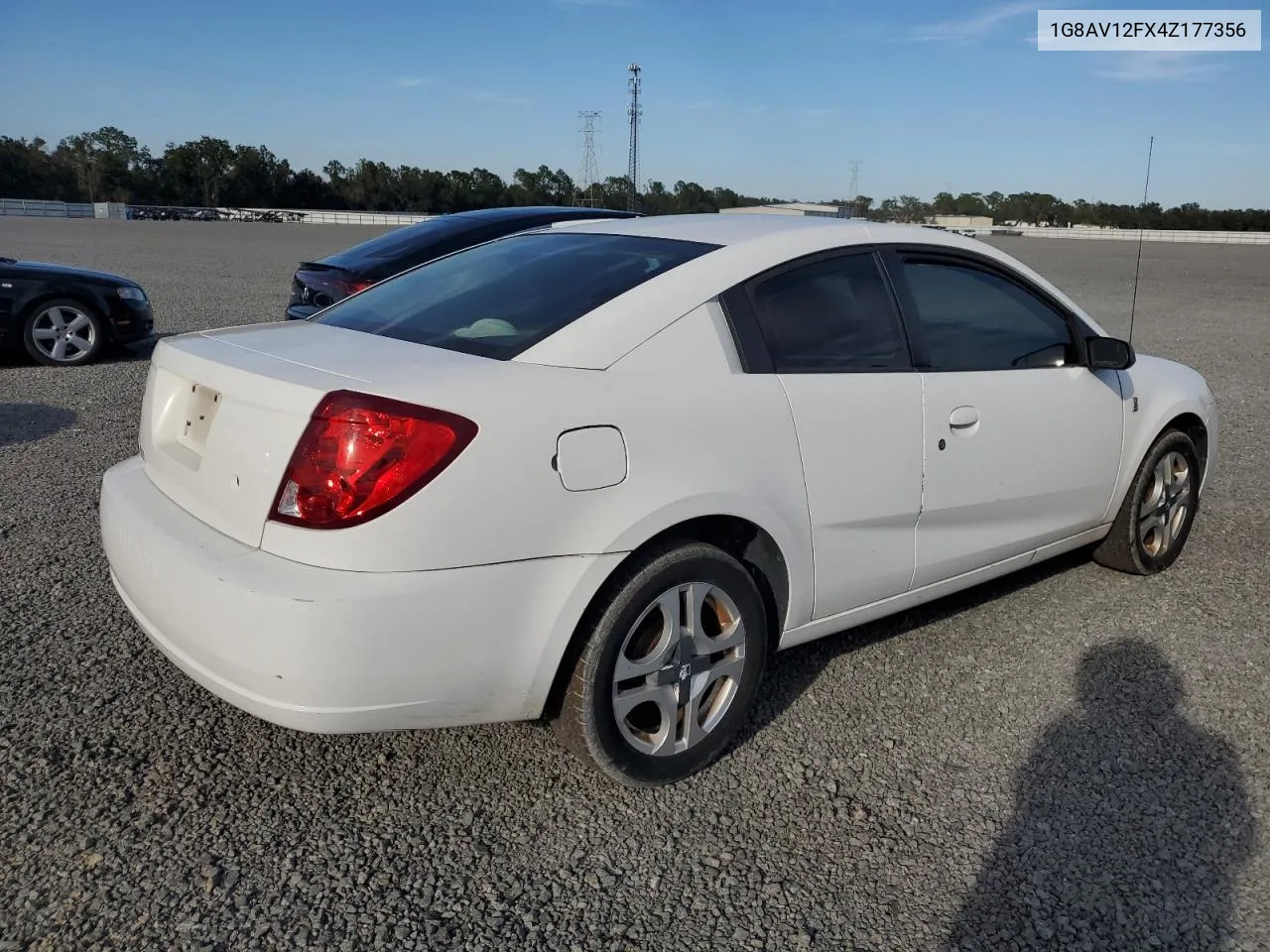 2004 Saturn Ion Level 3 VIN: 1G8AV12FX4Z177356 Lot: 77640554