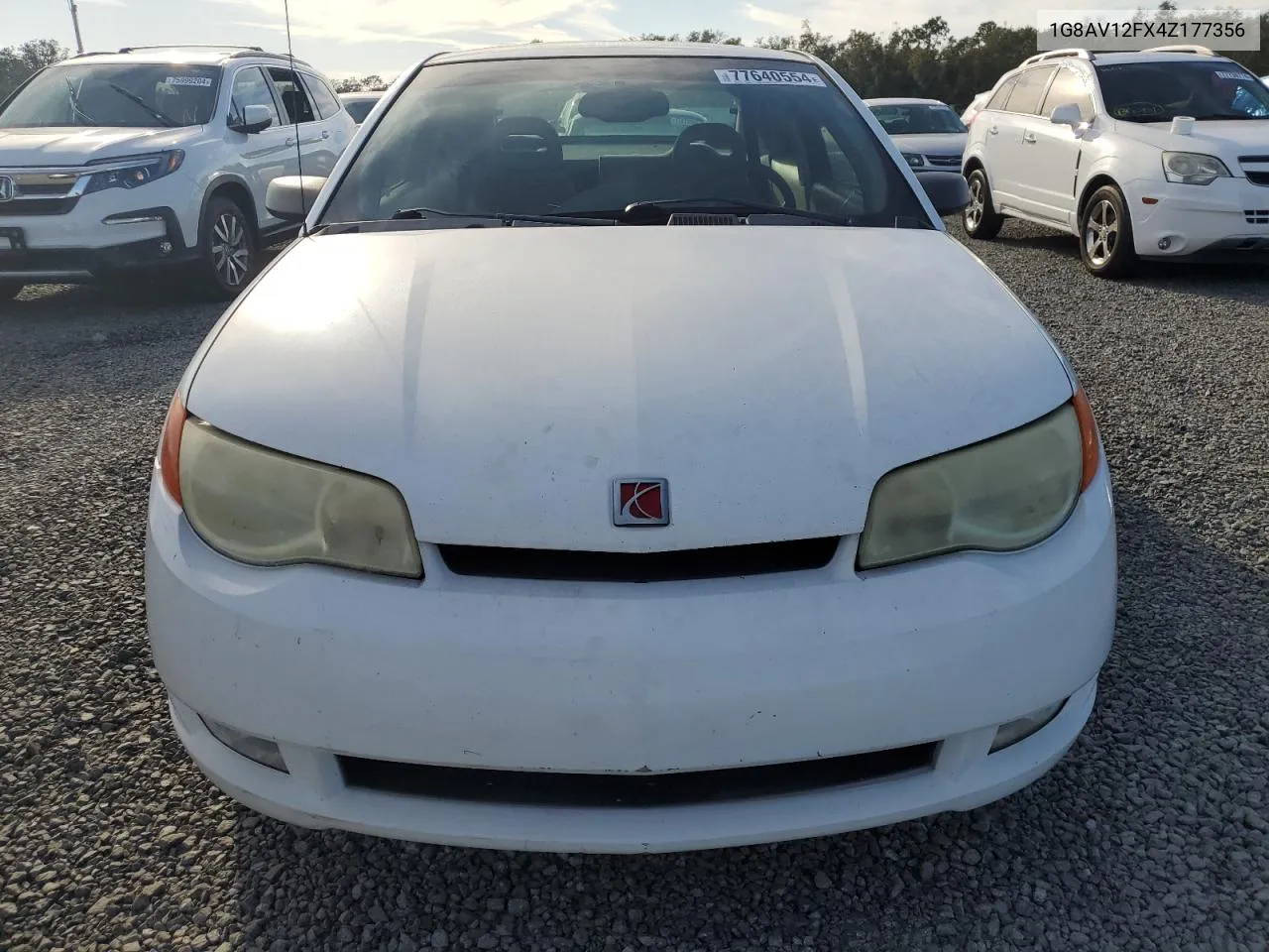 2004 Saturn Ion Level 3 VIN: 1G8AV12FX4Z177356 Lot: 77640554