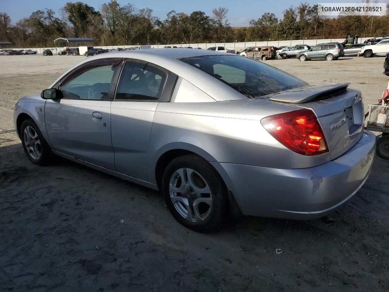 2004 Saturn Ion Level 3 VIN: 1G8AW12F04Z128521 Lot: 78682374