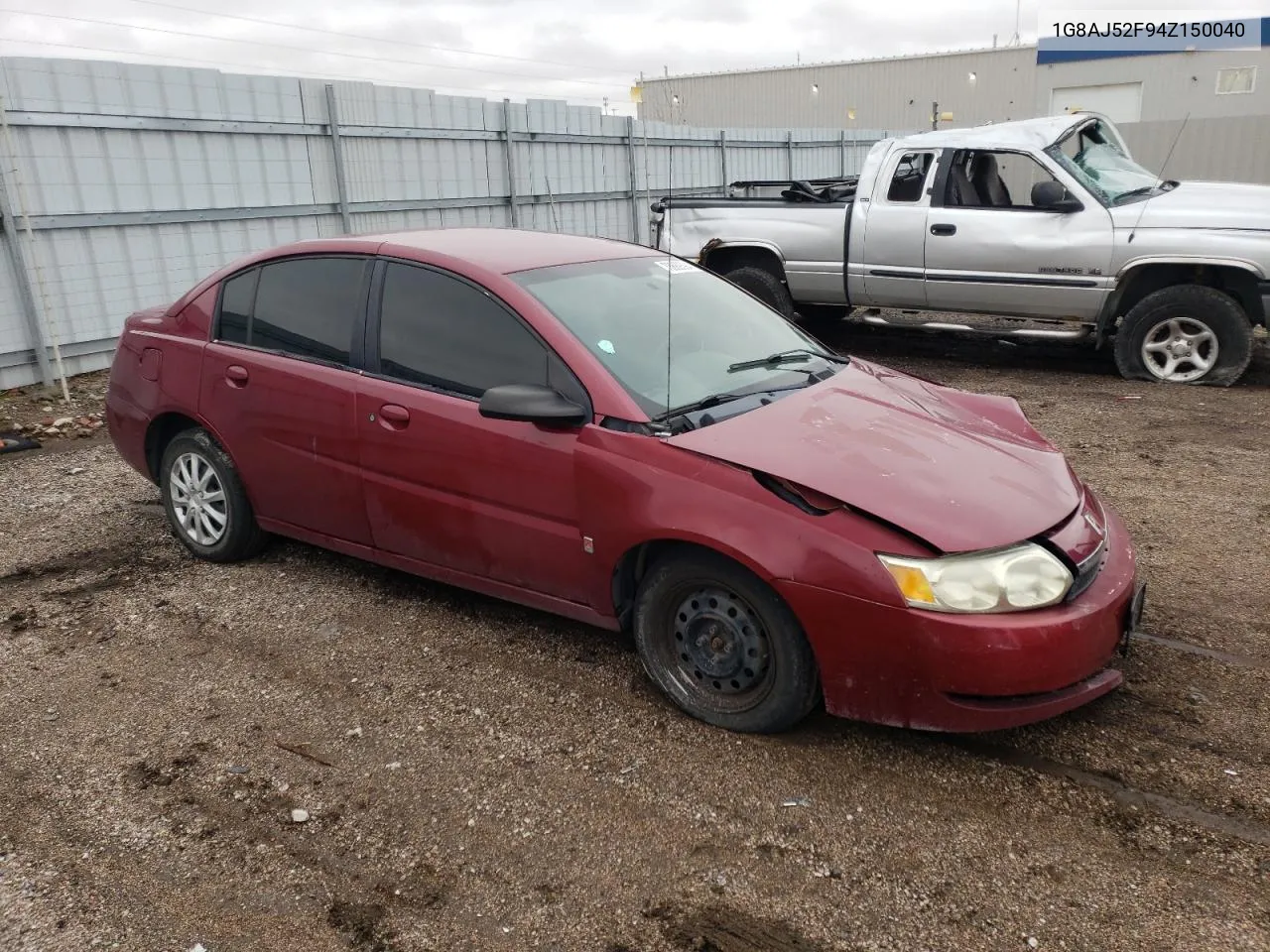 2004 Saturn Ion Level 2 VIN: 1G8AJ52F94Z150040 Lot: 78889394