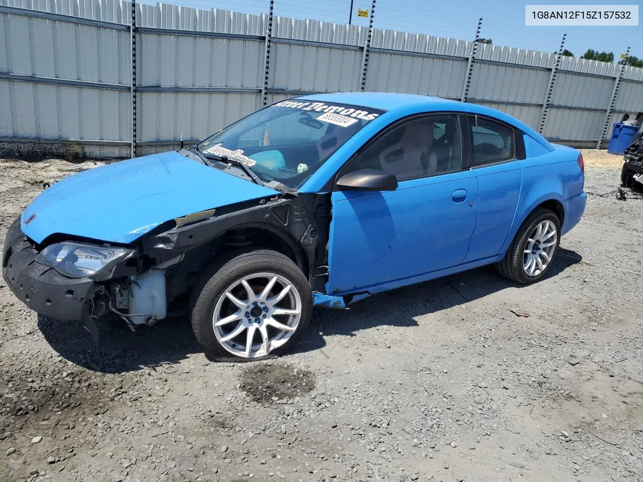 2005 Saturn Ion Level 2 VIN: 1G8AN12F15Z157532 Lot: 68553004