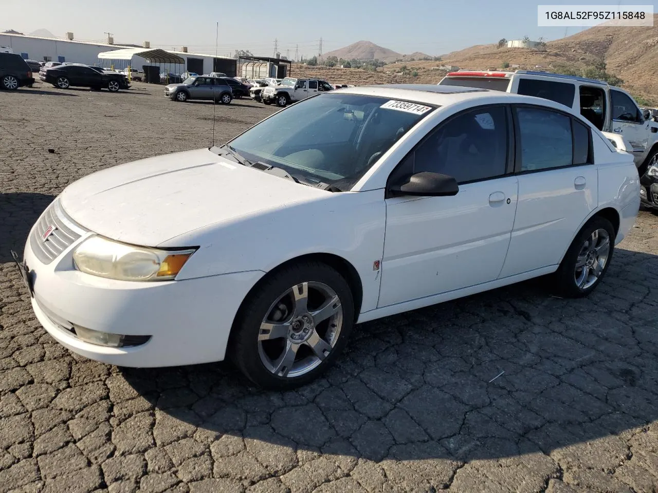 2005 Saturn Ion Level 3 VIN: 1G8AL52F95Z115848 Lot: 73359714