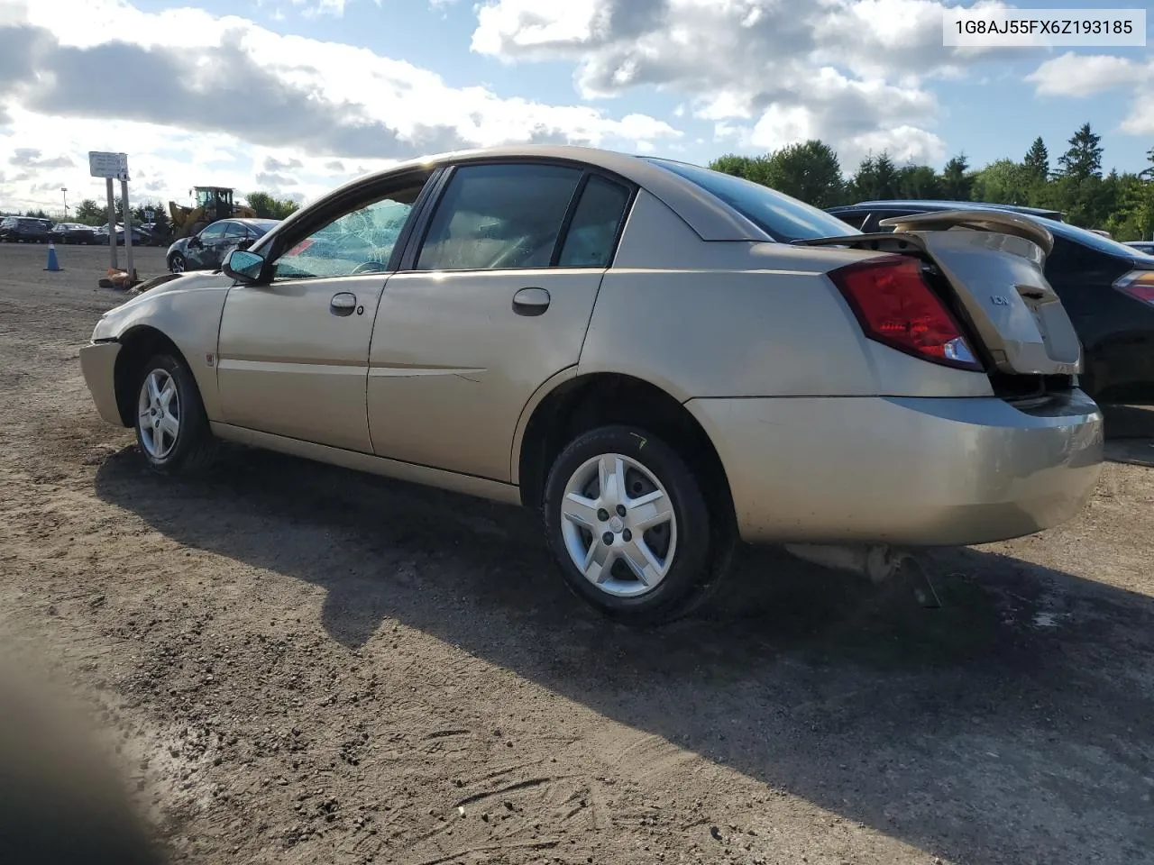 1G8AJ55FX6Z193185 2006 Saturn Ion Level 2