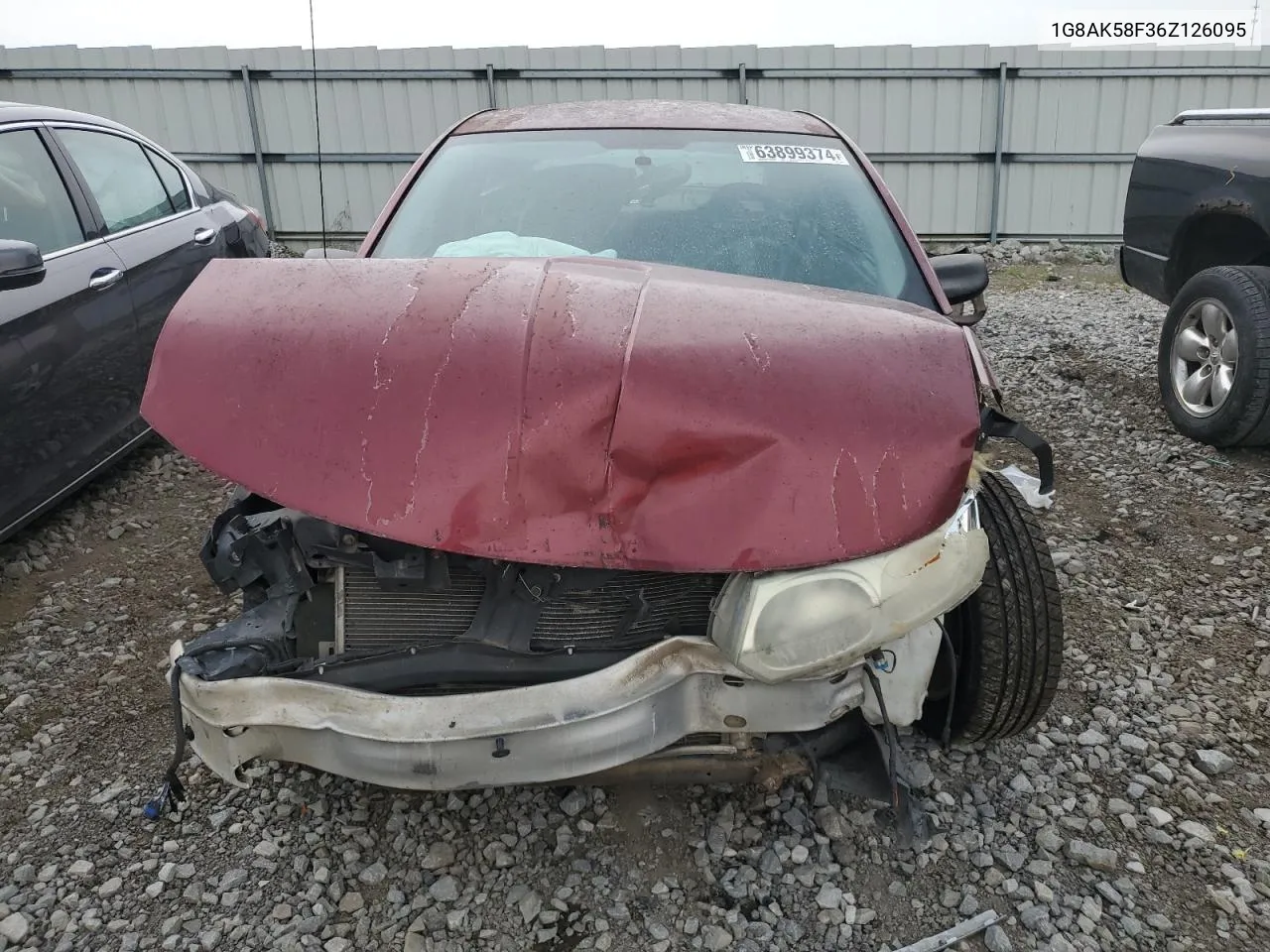 2006 Saturn Ion Level 3 VIN: 1G8AK58F36Z126095 Lot: 63899374