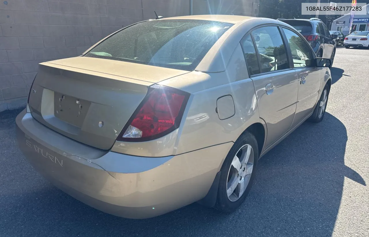 2006 Saturn Ion Level 3 VIN: 1G8AL55F46Z177283 Lot: 70288054