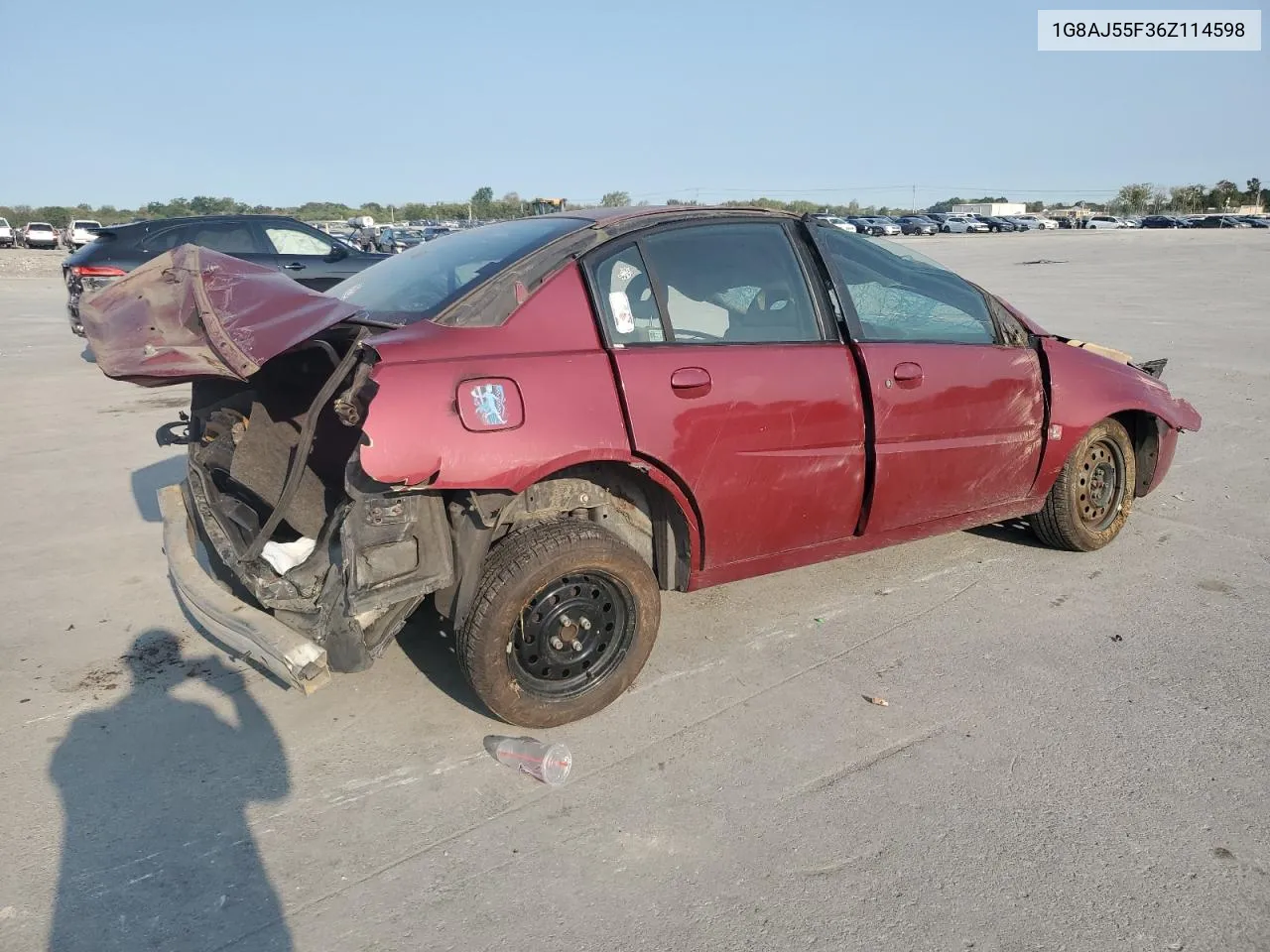 2006 Saturn Ion Level 2 VIN: 1G8AJ55F36Z114598 Lot: 70782294