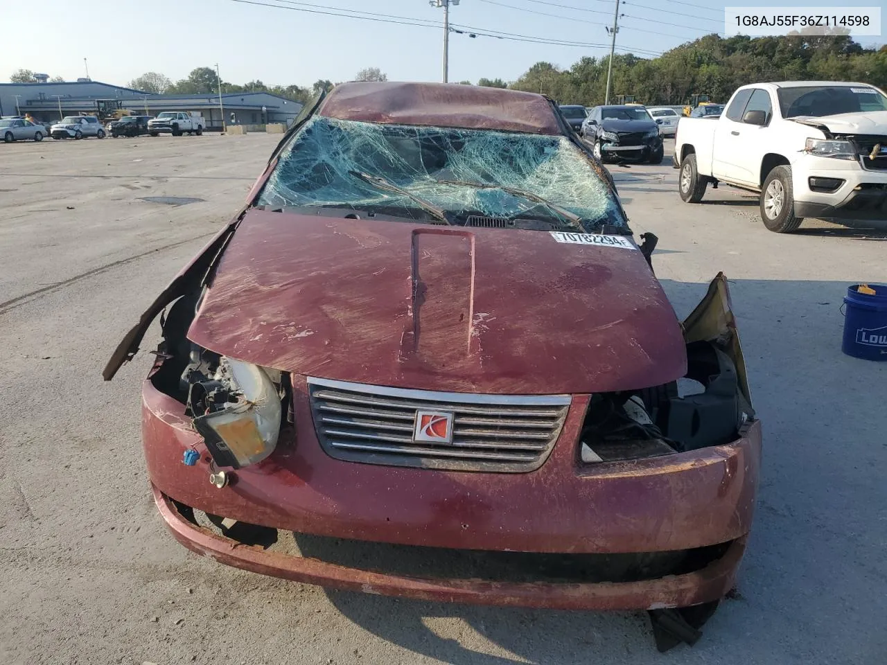 2006 Saturn Ion Level 2 VIN: 1G8AJ55F36Z114598 Lot: 70782294