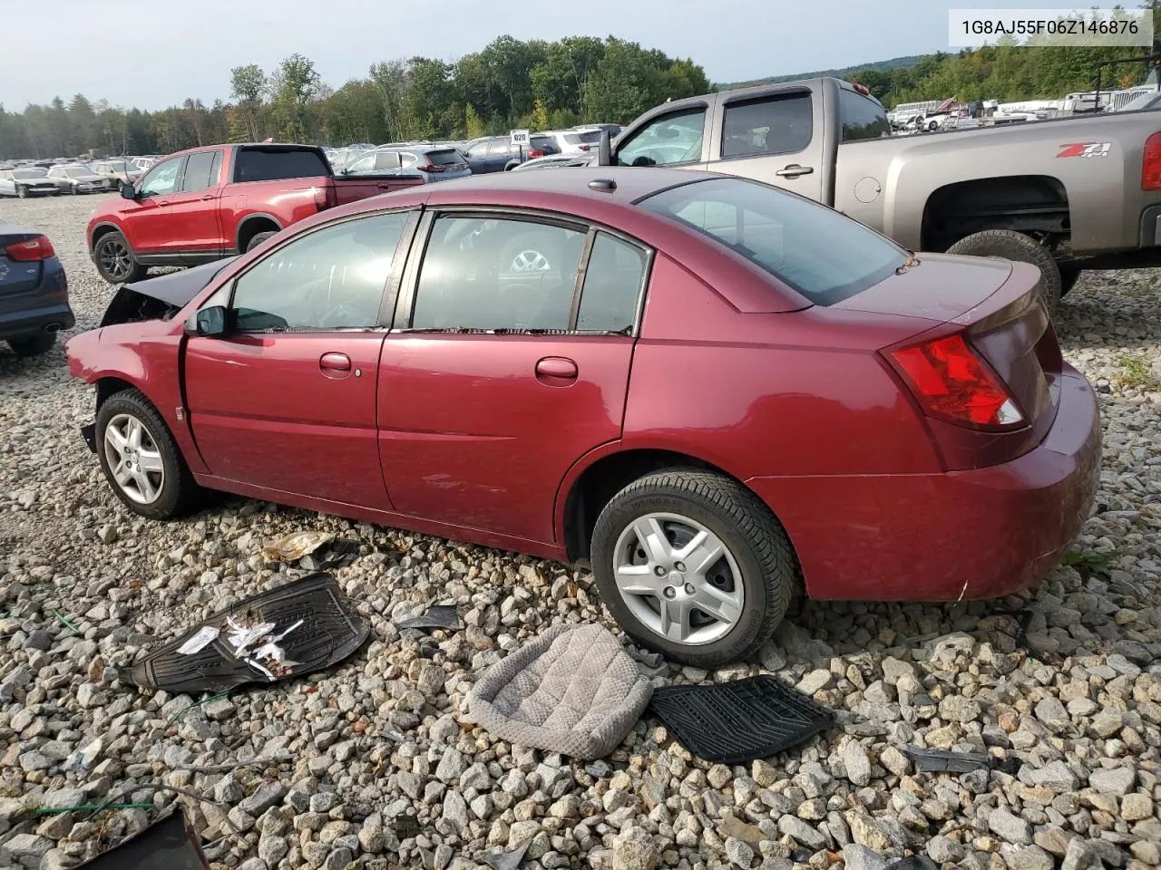 2006 Saturn Ion Level 2 VIN: 1G8AJ55F06Z146876 Lot: 72095944