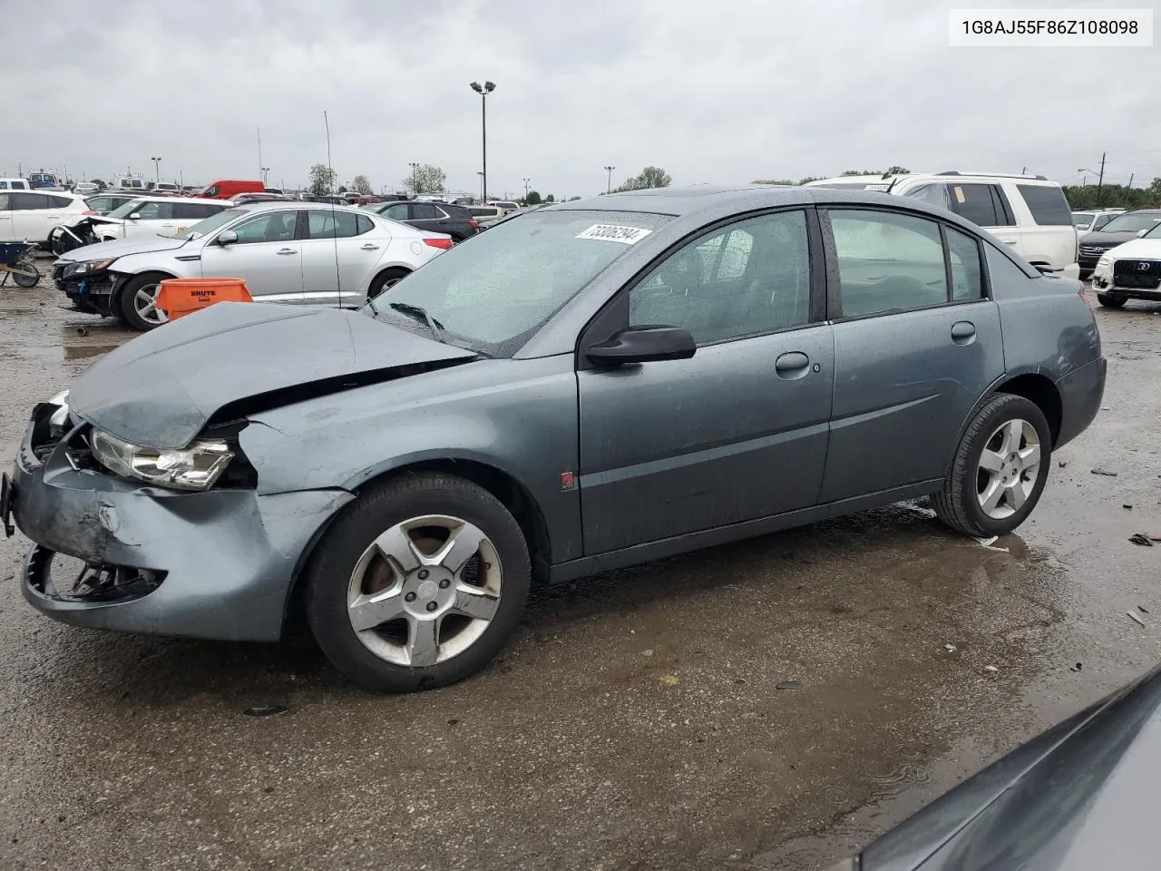 2006 Saturn Ion Level 2 VIN: 1G8AJ55F86Z108098 Lot: 73306294