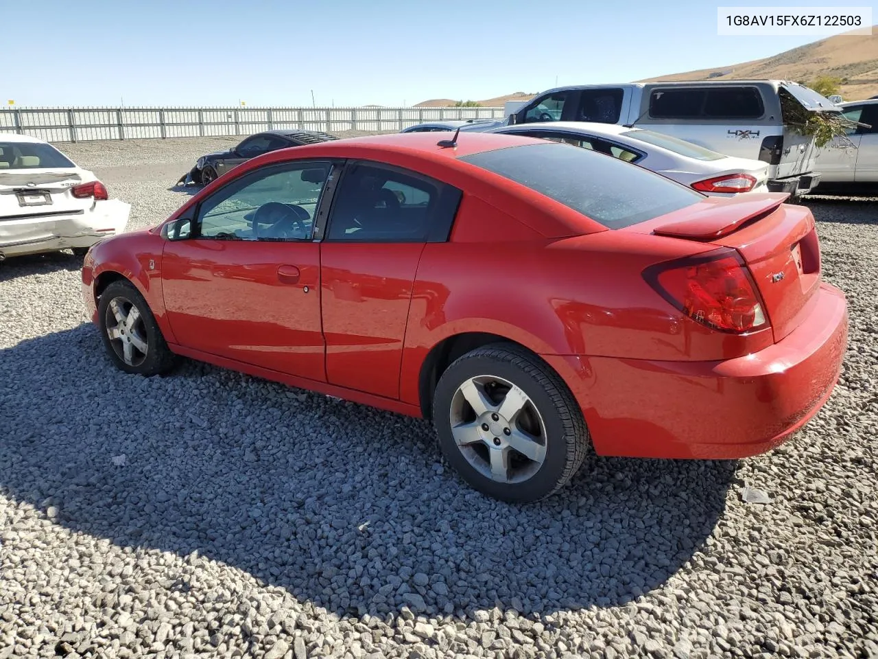 2006 Saturn Ion Level 3 VIN: 1G8AV15FX6Z122503 Lot: 73678984