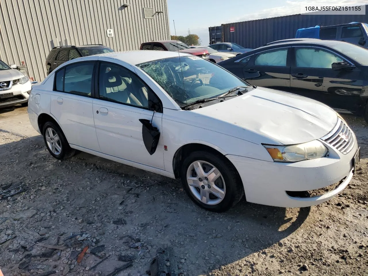 2006 Saturn Ion Level 2 VIN: 1G8AJ55F06Z151155 Lot: 73943504