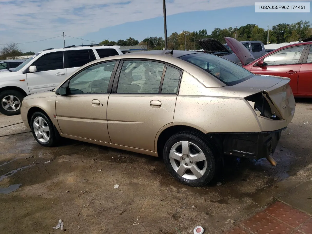 2006 Saturn Ion Level 2 VIN: 1G8AJ55F96Z174451 Lot: 74616894