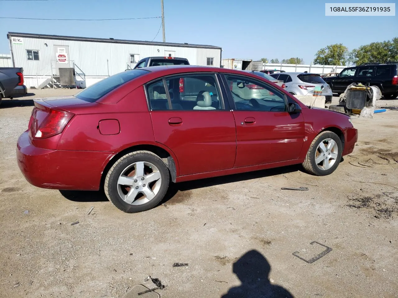 2006 Saturn Ion Level 3 VIN: 1G8AL55F36Z191935 Lot: 74767284