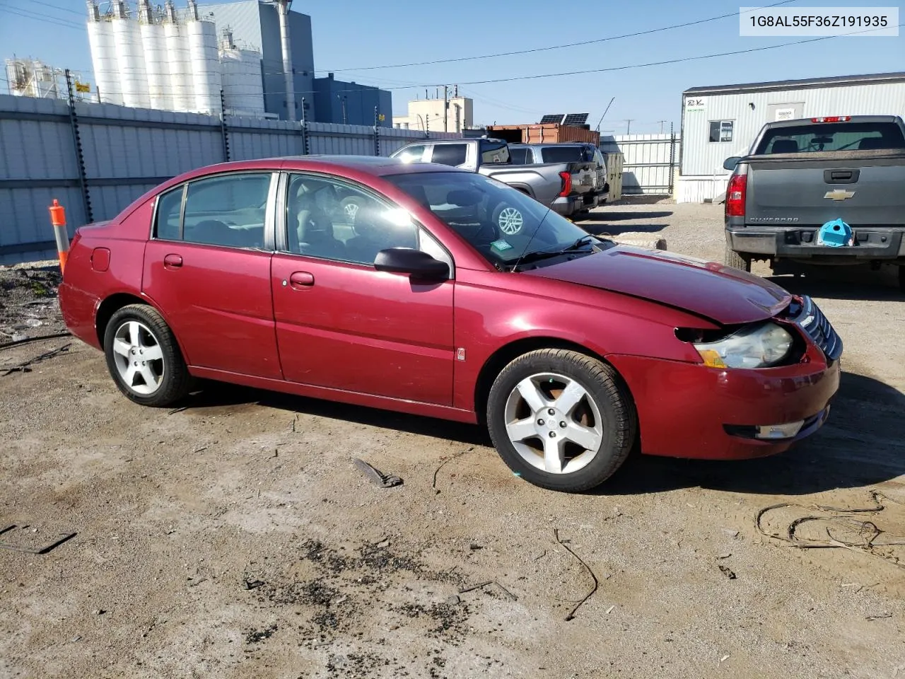 2006 Saturn Ion Level 3 VIN: 1G8AL55F36Z191935 Lot: 74767284