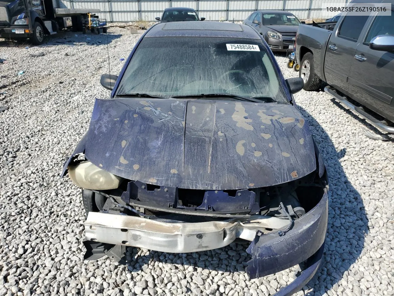 2006 Saturn Ion Level 2 VIN: 1G8AZ55F26Z190516 Lot: 75488584