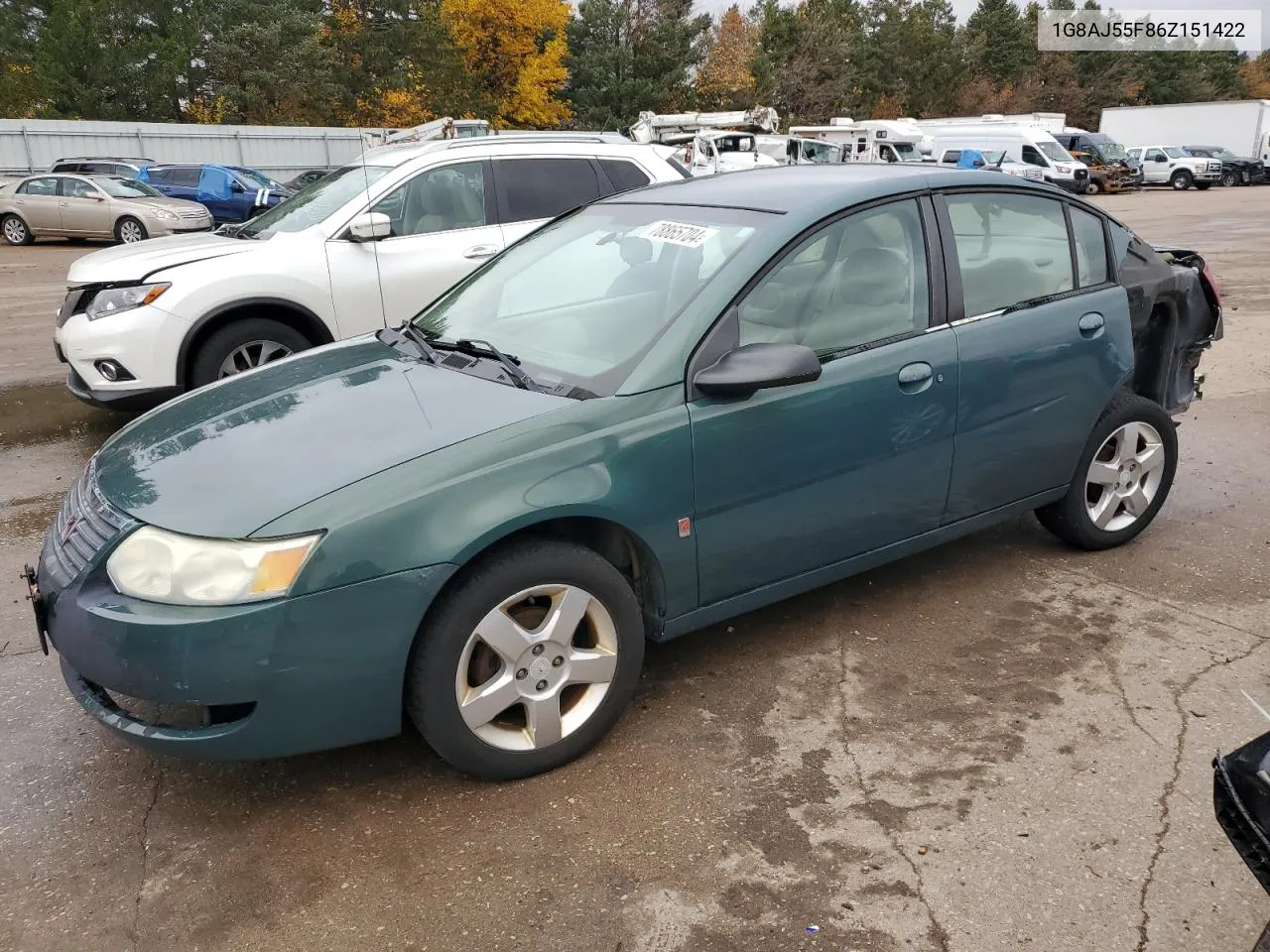 2006 Saturn Ion Level 2 VIN: 1G8AJ55F86Z151422 Lot: 78865704