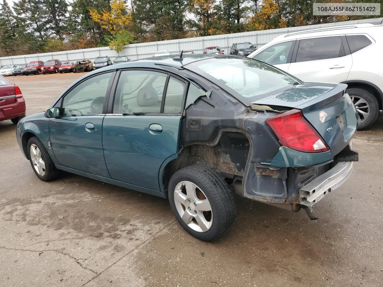 2006 Saturn Ion Level 2 VIN: 1G8AJ55F86Z151422 Lot: 78865704