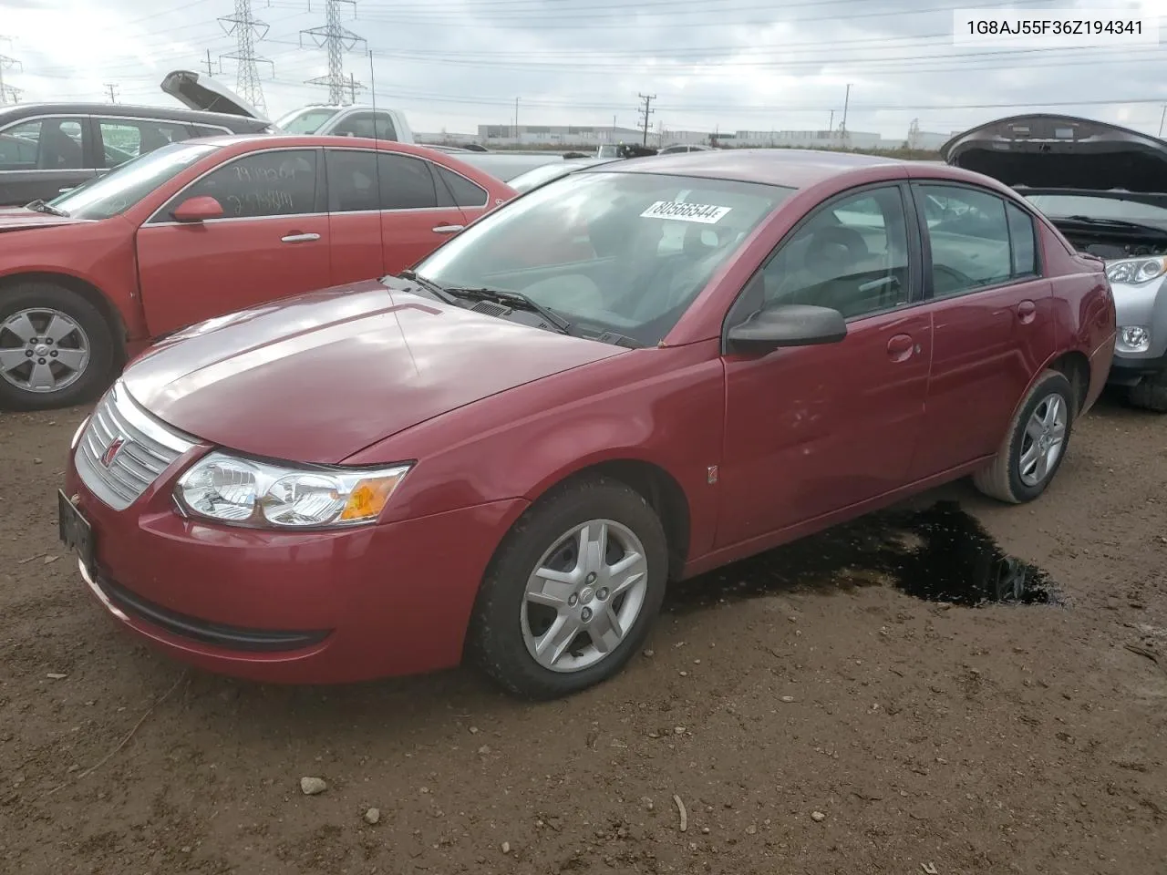 2006 Saturn Ion Level 2 VIN: 1G8AJ55F36Z194341 Lot: 80566544