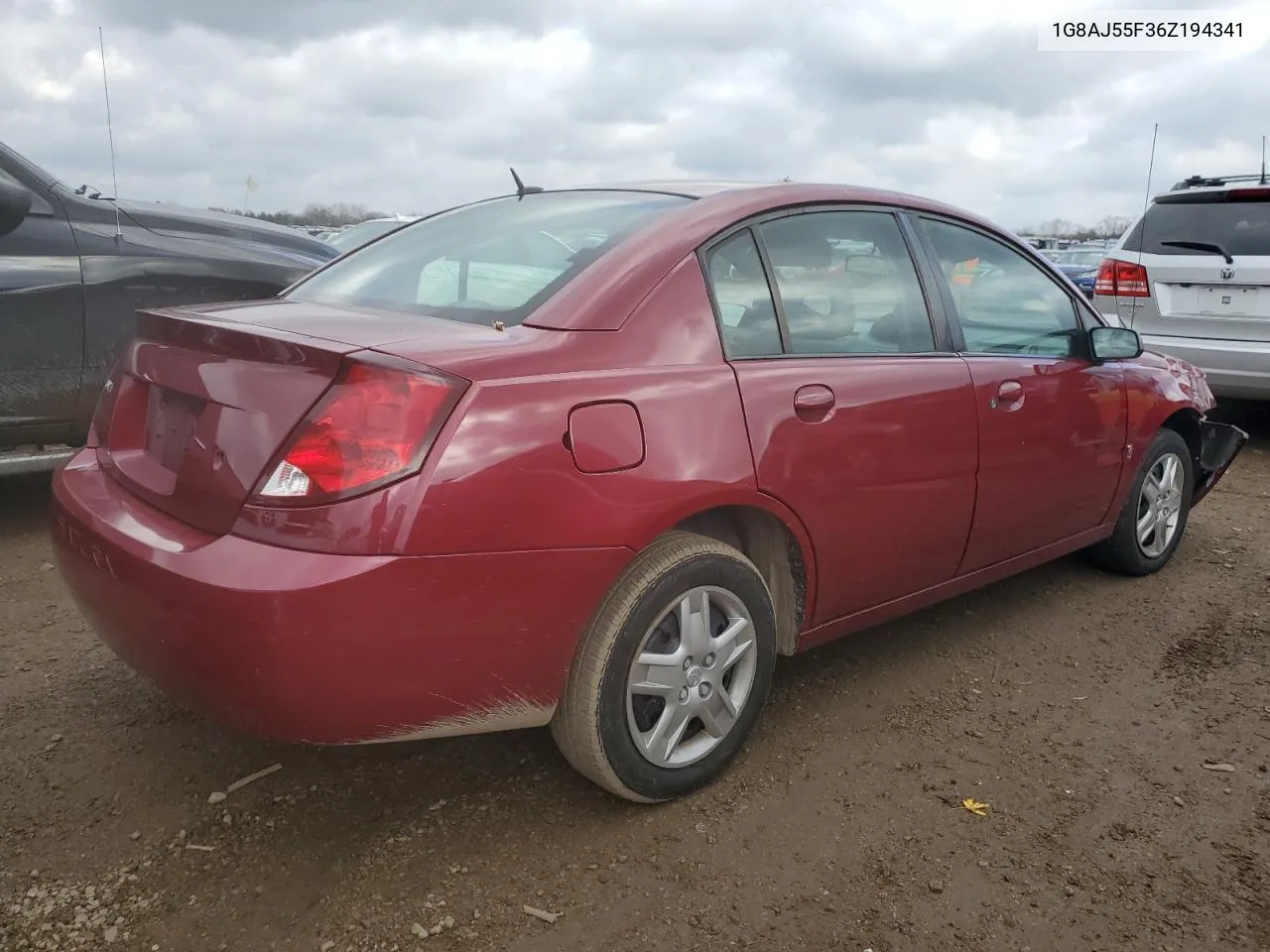 2006 Saturn Ion Level 2 VIN: 1G8AJ55F36Z194341 Lot: 80566544