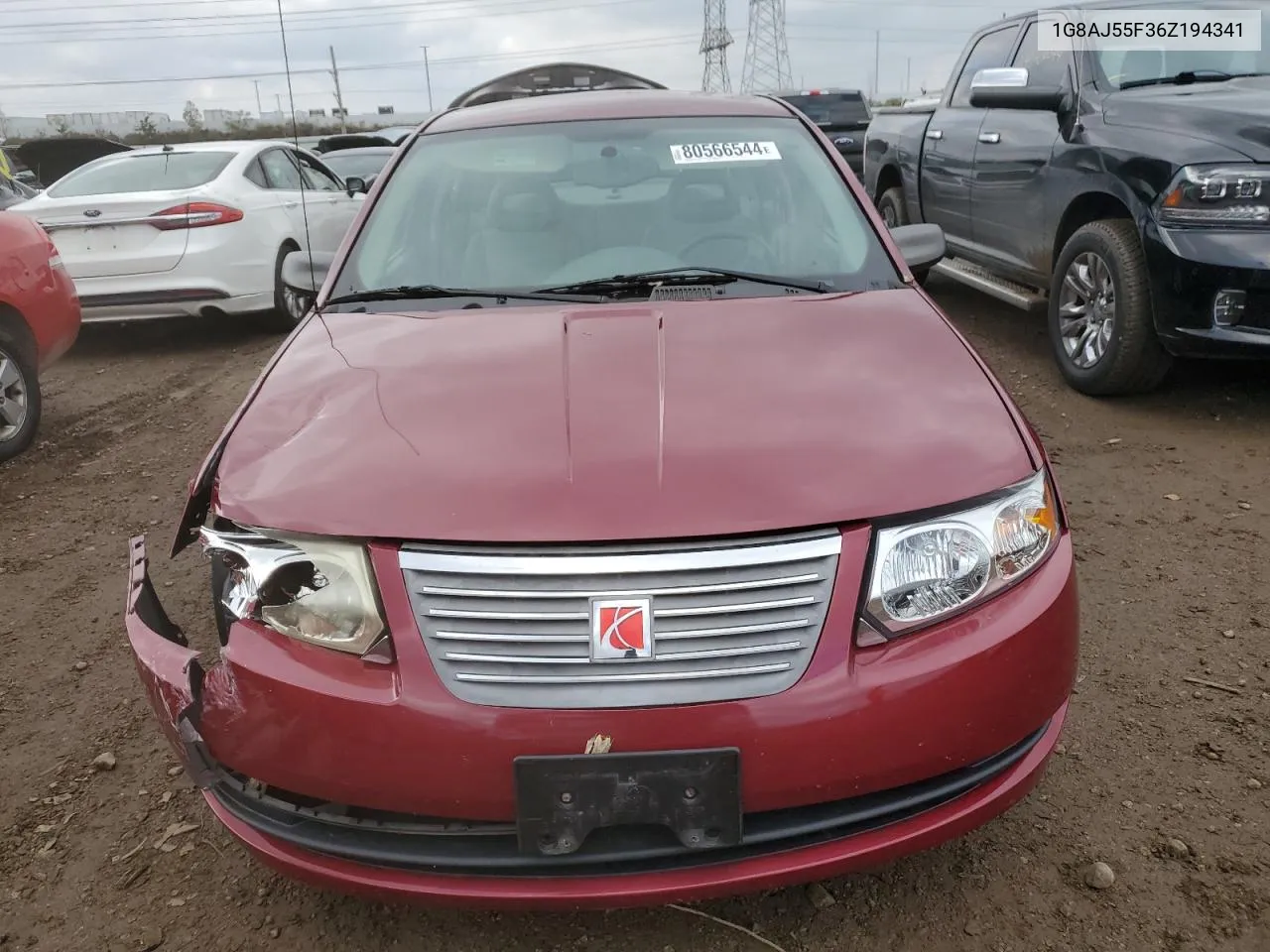 2006 Saturn Ion Level 2 VIN: 1G8AJ55F36Z194341 Lot: 80566544